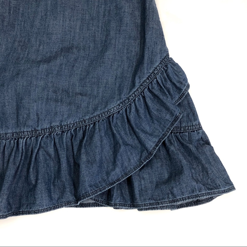 Draper James Chambray Faux Wrap Dress - Picture 5 of 8